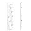 6 High Open Shoe Rack, Straight